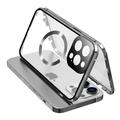 iPhone 15 Pro Max Funda de Doble Cara de Cristal Templado HD Compatible con MagSafe